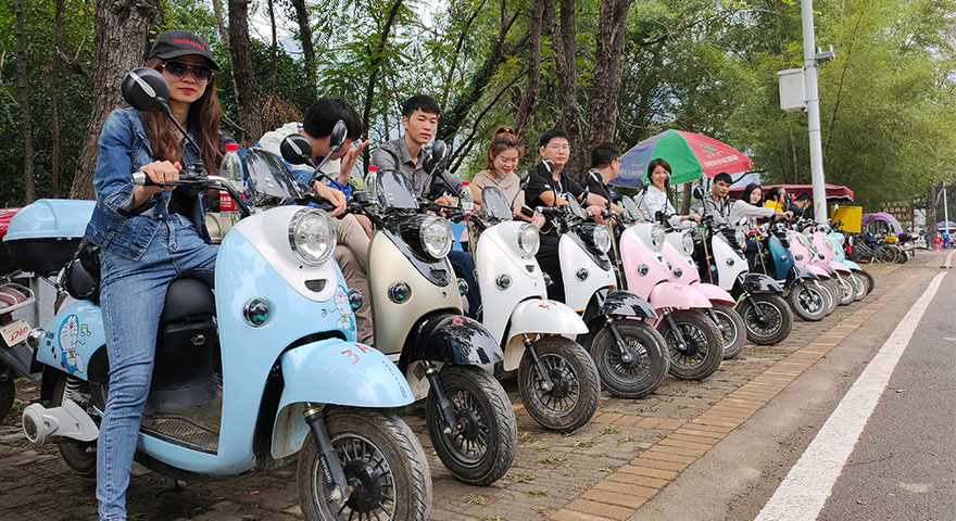 圣元電器十里畫(huà)廊騎行