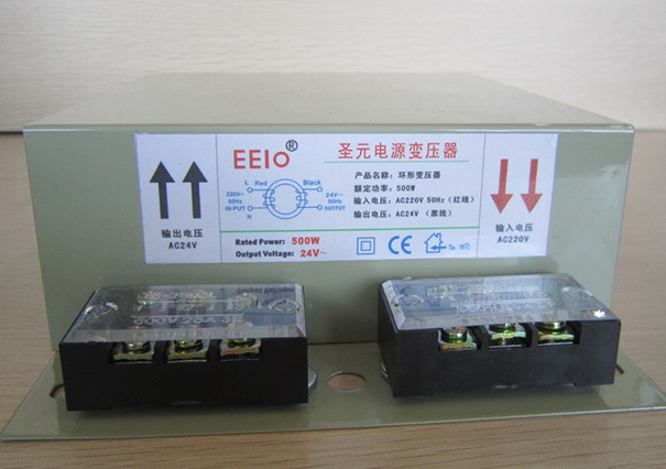 EEIO-KZ環(huán)形變壓器300W 220V/24V [帶綠黃外殼保護的變壓器]