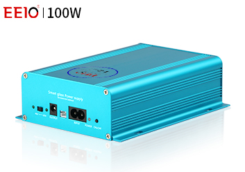 鋁殼調(diào)光玻璃電源100W(M120型藍(lán)色鋁殼智能控制調(diào)光玻璃電源)